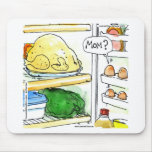 Fridge Chicken Egg Family Funny mousepads