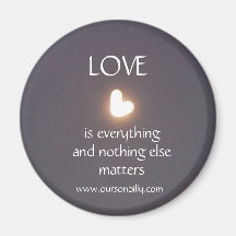 fridge magnet heart shaped moon