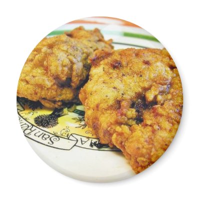Fried Chicken Fridge Magnet by lifesphere