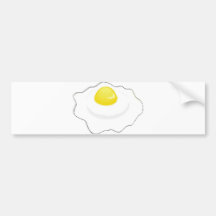 fried egg bumper sticker
