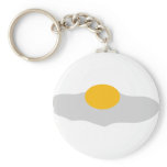 Fried Egg Icon Keychain