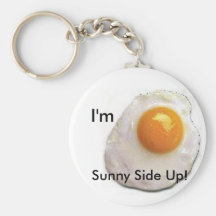 Fried Egg Keychain