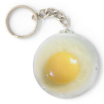 fried egg photo key chains