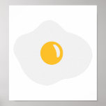Fried egg poster