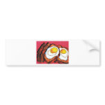 Fried Egg Sandwich Bumper Sticker