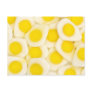 fried egg sweets background postcard