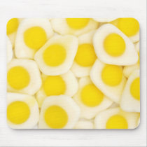 fried egg sweets mouse mat
