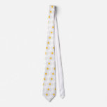 Fried egg neck tie