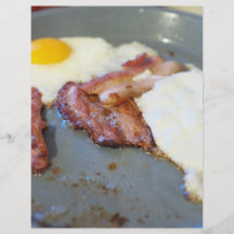 Fried eggs flyer design