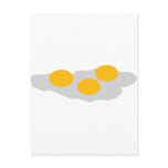 Fried Eggs Icon Post Cards