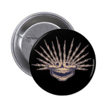 Fried Skull Pins