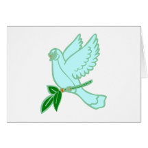 Friedenstaube peace dove grußkarten