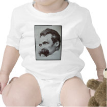 Friedrich Nietzsche Baby Bodysuits