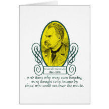 Friedrich Nietzsche Greeting Card