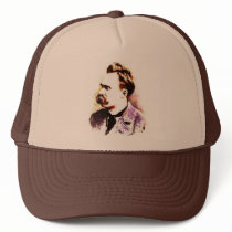 Friedrich Nietzsche Mesh Hats