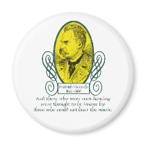 Friedrich Nietzsche Refrigerator Magnet