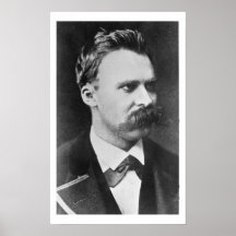 Friedrich Wilhelm Nietzsche (1844-1900) 1873 (b/w Print