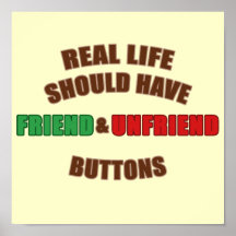 Friend and Unfriend Posters