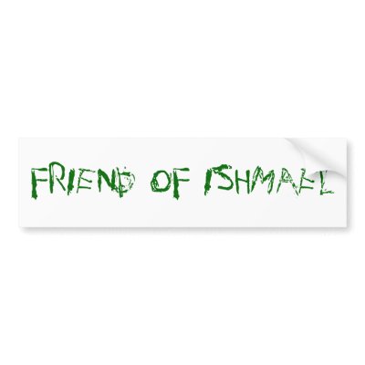 Friend of Ishmael Bumper Stickers by giuliannamaria