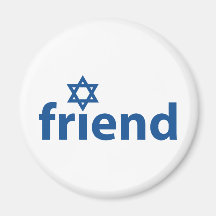 Friend of Israel Fridge Magnet