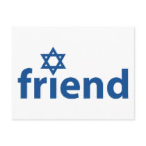 Friend of Israel Postcard