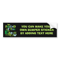 Friend of the Earth T-shirts and Gifts Bumper Sticker