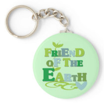 Friend of the Earth T-shirts and Gifts Key Chain