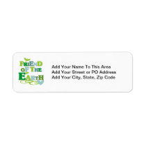 Friend of the Earth T-shirts and Gifts Return Address Label