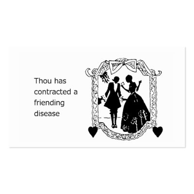 Friending Disease Business Cards by sbspalding