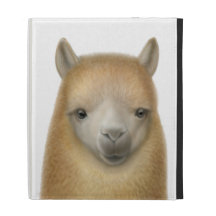 Friendly Alpaca Face iPad Case