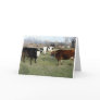 friendly cows greeting cards