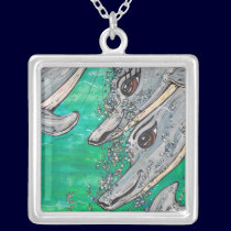 Friendly Dolphin Pod necklaces