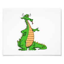 friendly dragon hand out.png photo print