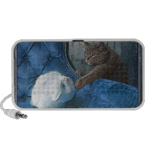 Friendly Fat Cat Doodle Speaker