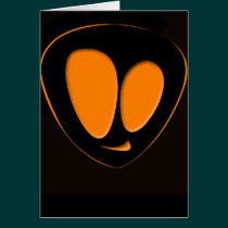 Friendly Happy Alien cards