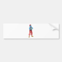 Friendly Jinn or genie standing Bumper Sticker