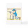 Friendly Plumber Cartoon Card