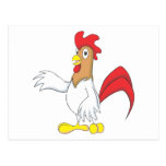 Friendly Rooster Post Card