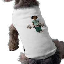 Friendly Smiling Nurse Pet Clothing