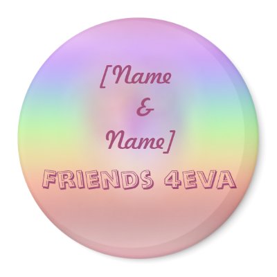 Friends 4eva refrigerator magnets by beka_277