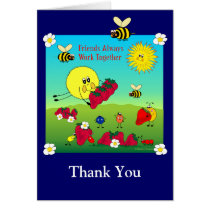 Friends Always Work Together Custom Card