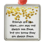 Friends are like Stars Ornament