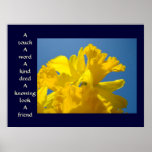 Friends art prints Healing Touch Spring Daffodils