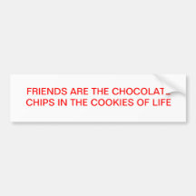FRIENDS BUMPER STICKERS