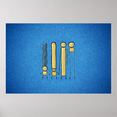 Friends (Colour 2) Print by vladstudio