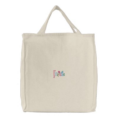 Friends Embroidered Bags by myhome71