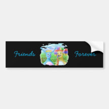Friends Forever Bumper Sticker