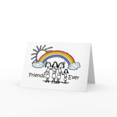 friends forever card by capturedstudio