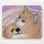 Friends Forever - Cat Hugs Bear MOUSEMAT Mousepads