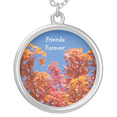 Friends Forever gifts Sterling Silver Necklaces by Basleeartprintgifts